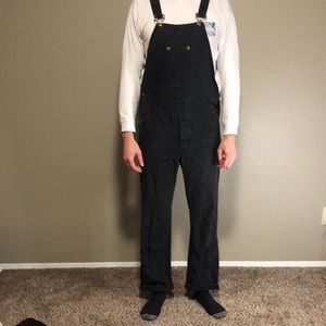 Roundhouse Black Canvas Overalls